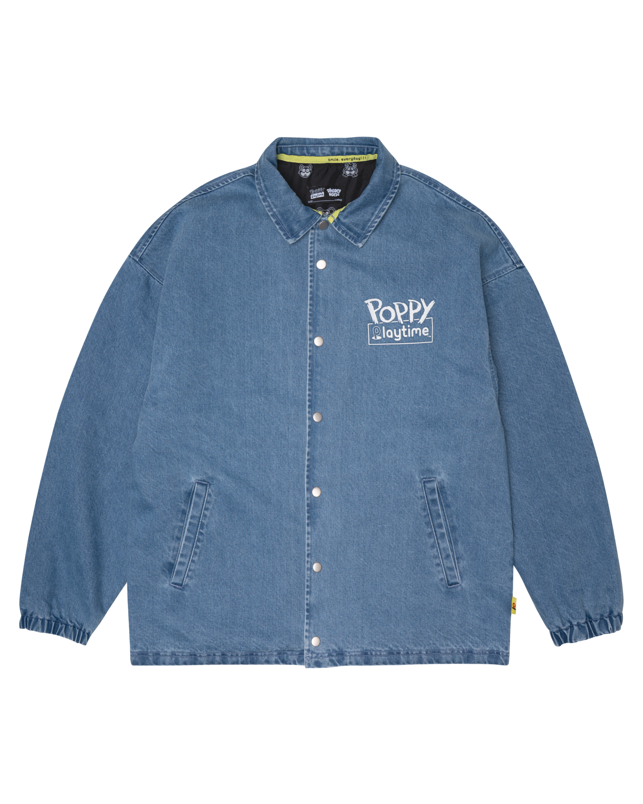 POPPY PLAYTIME™ TV PIXEL DENIM JACKET – TheoryVerse