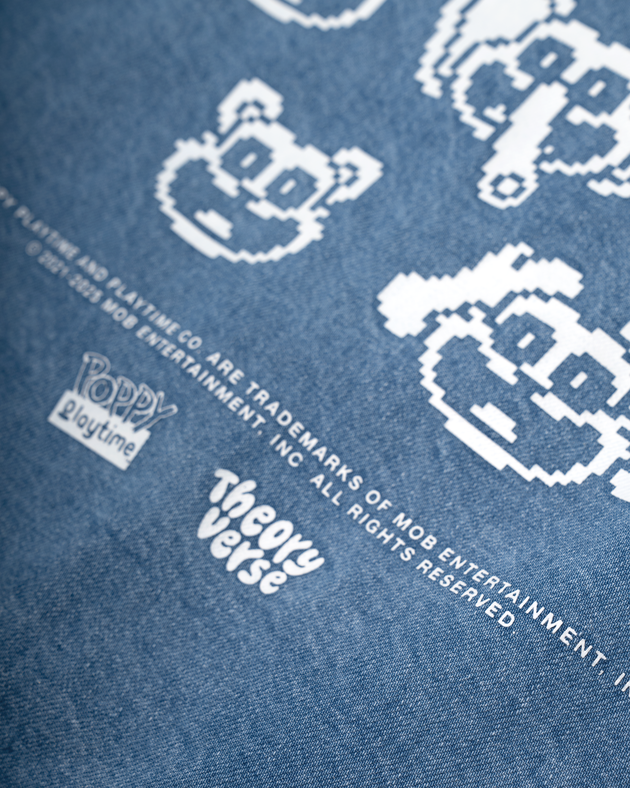 POPPY PLAYTIME™ TV PIXEL DENIM JACKET