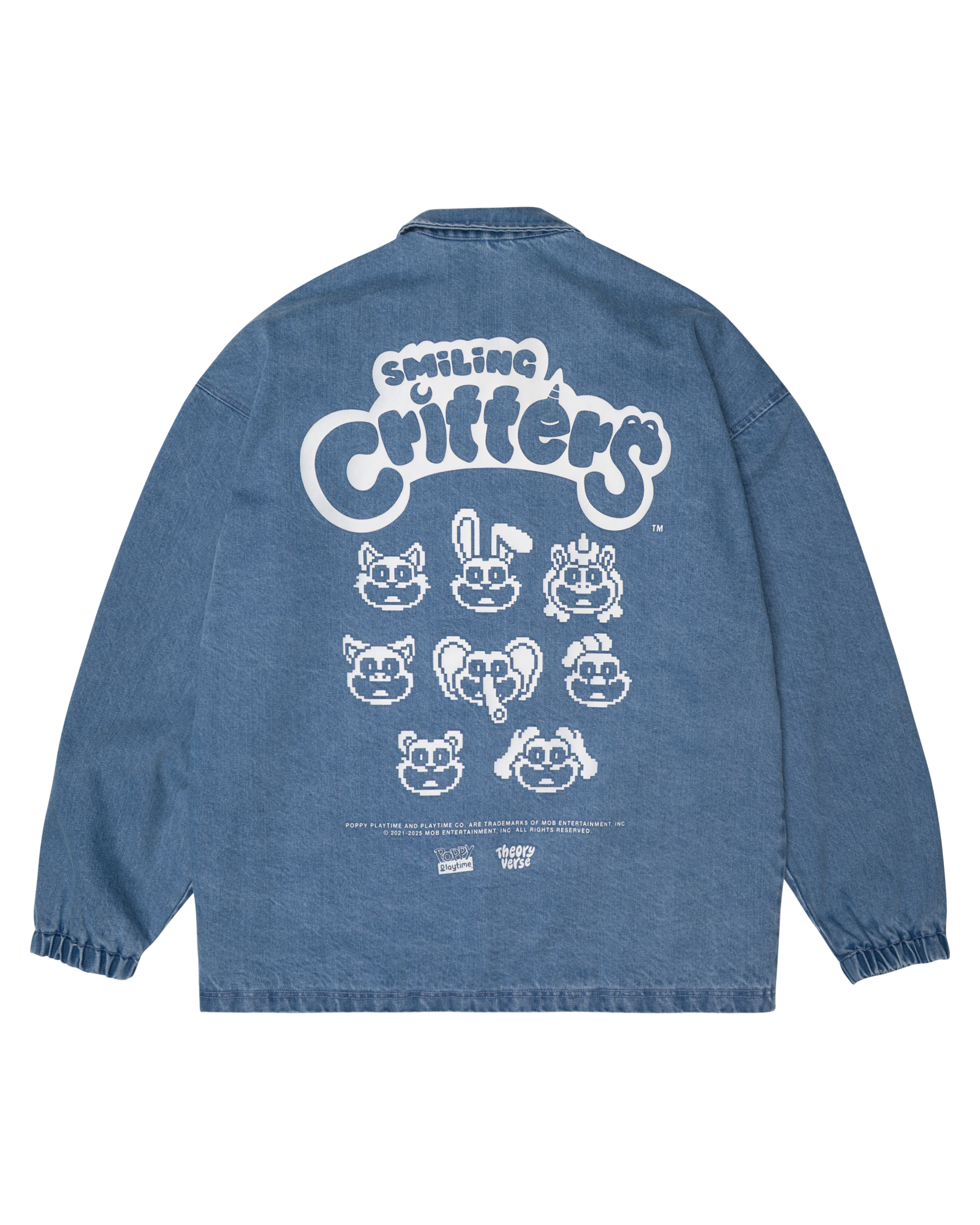 POPPY PLAYTIME™ TV PIXEL DENIM JACKET