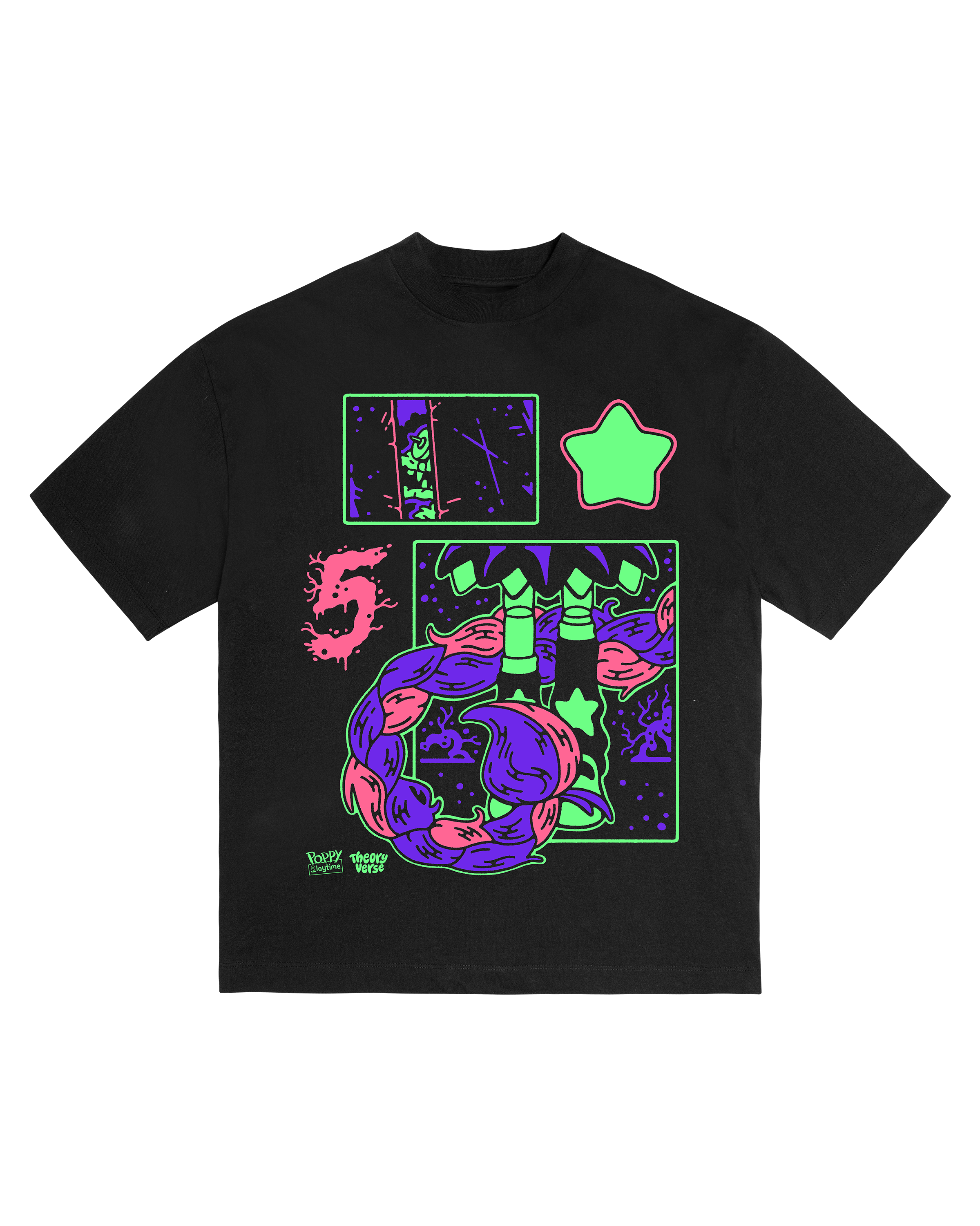 POPPY PLAYTIME™ TV LILY OVERSIZED CHAPTER 5 GLOW TEE