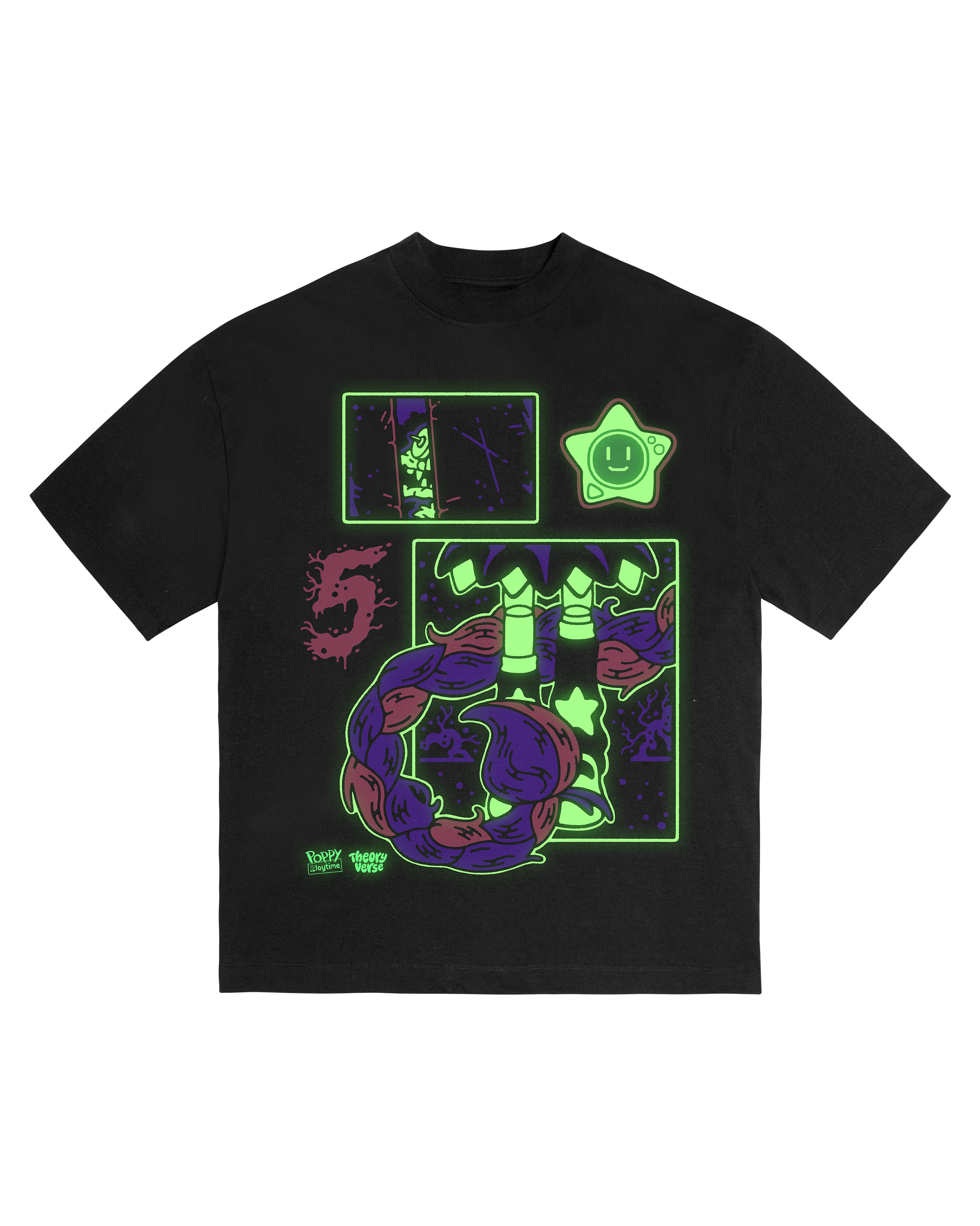 POPPY PLAYTIME™ TV LILY OVERSIZED CHAPTER 5 GLOW TEE