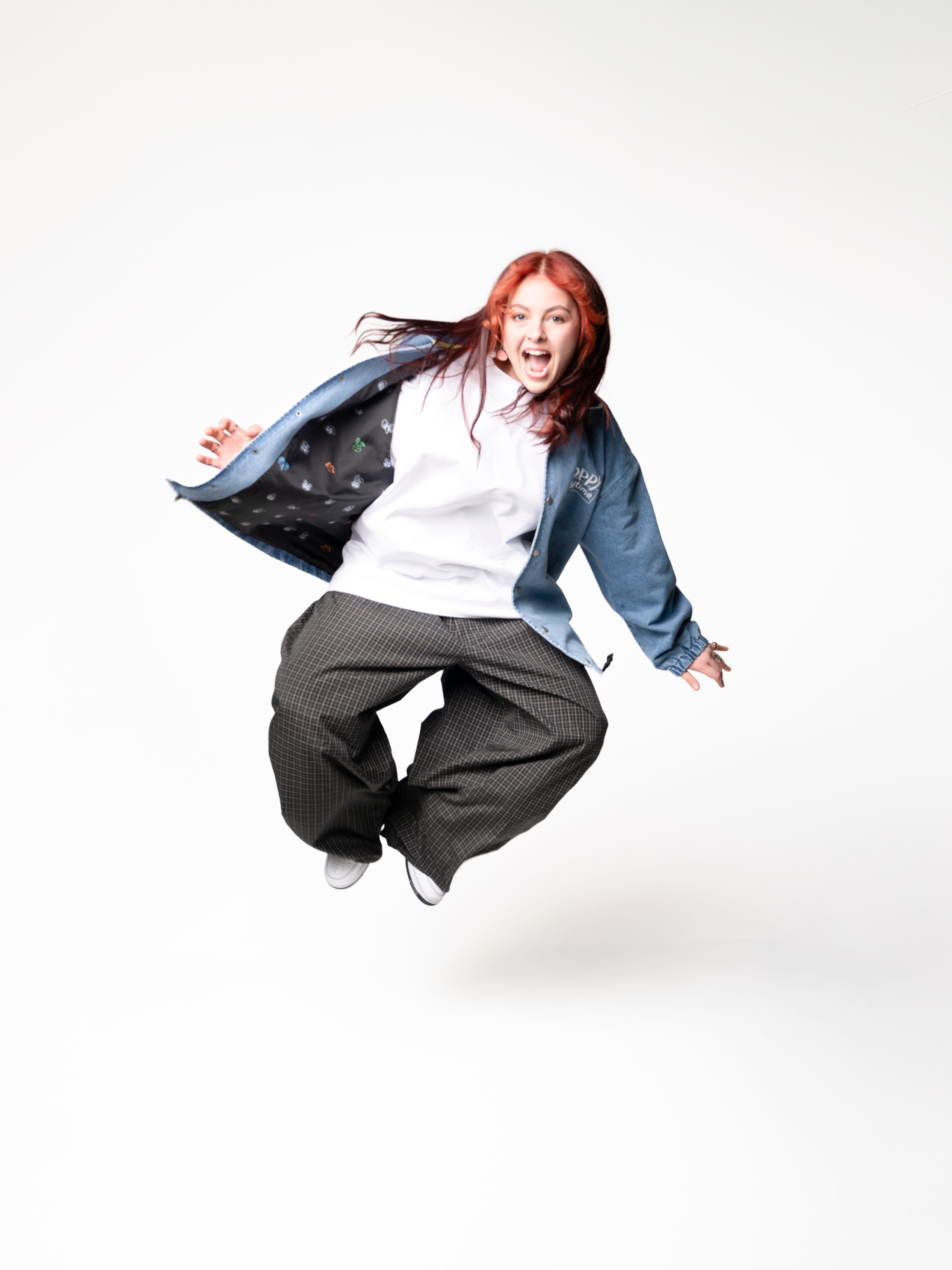 POPPY PLAYTIME™ TV PIXEL DENIM JACKET