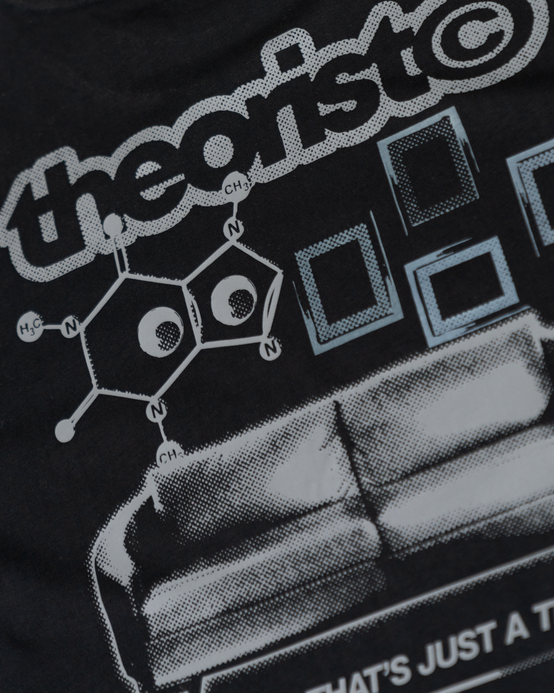 THEORIST© GTLIVE SECRET BLACK TEE