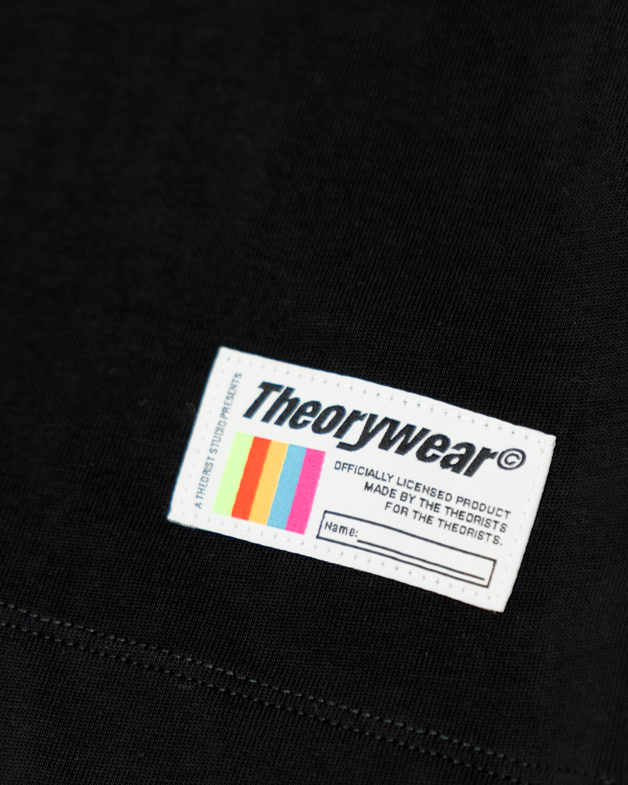 THEORIST© GTLIVE SECRET BLACK TEE